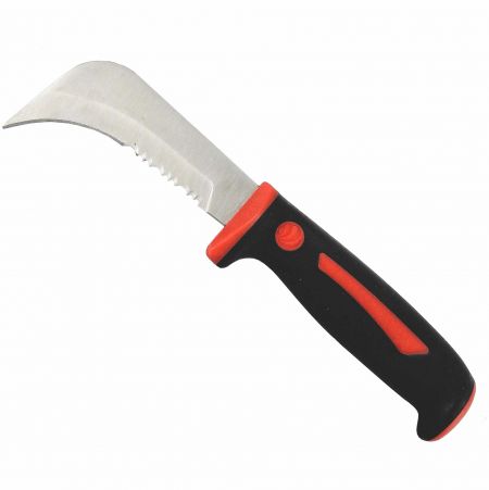 8,2 tommer (205 mm) brugskniv - Flad skærekant og tandet kant brugskniv